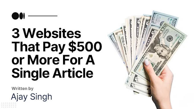 Boost Your Income: Top 3 Sites Paying $500+ per Article | Hindi me