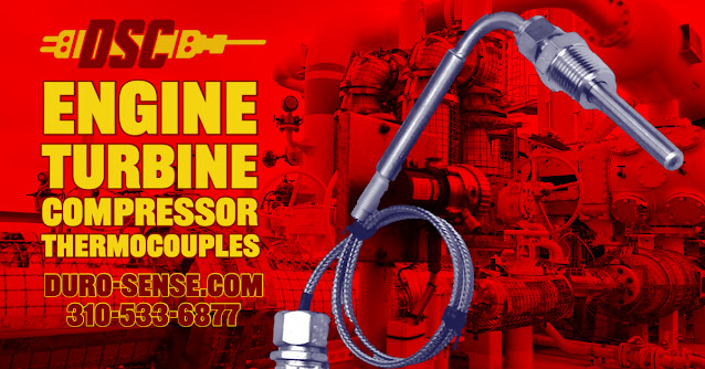 Engine Compressor Thermocouples Used on Offshore Gas and Oil Platforms