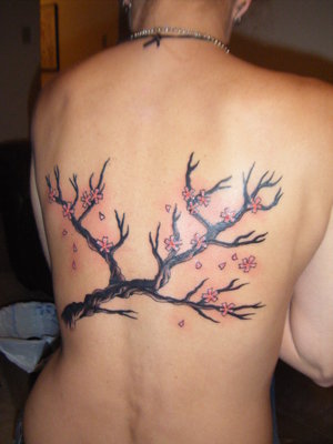 Back Piece Japanese Tattoos With Image Cherry Blossom Tattoo Designs 