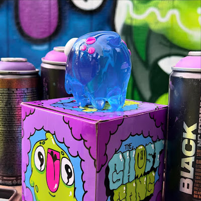 The Ghost Gang Clear Blue Edition Resin Figure by Nicky Davis