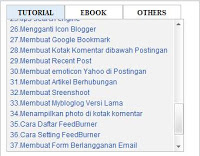 Cara Membuat Tabulasi 3 Kolom di Sidebar Blog Valid HTML5