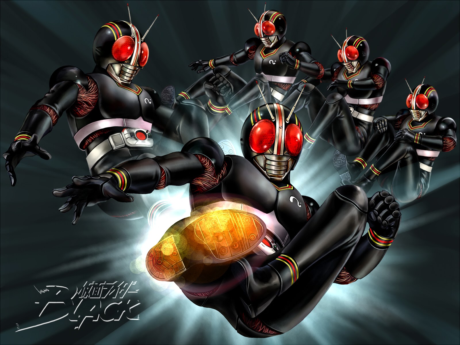 O MAIS COMPLETO NO MUNDO DO TOKUSATSU Black  Kamen Rider