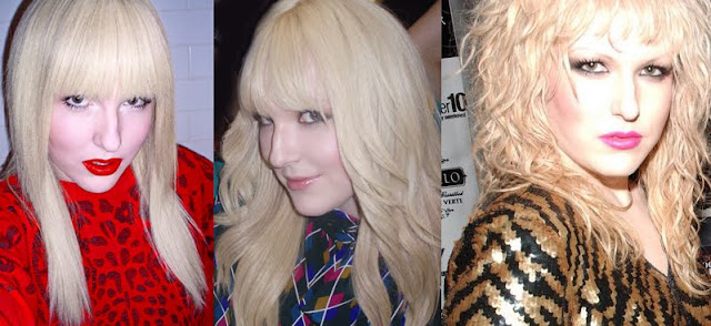 Darian Darling's blonde hair through the years