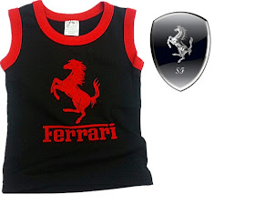 Black Ferrari Red logo