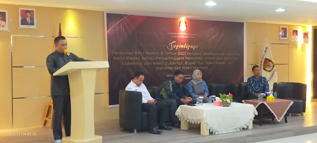 KPU Kabupaten Natuna Sosialisasikan Peraturan KPU Nomor 8 Tahun 2022