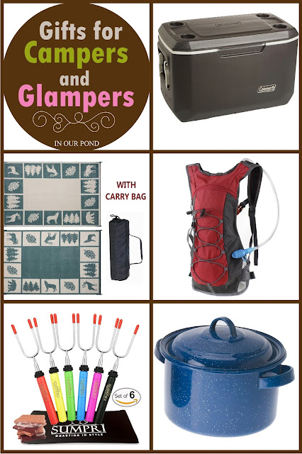 Gifts for Campers and Glamper: a gift guide from In Our Pond