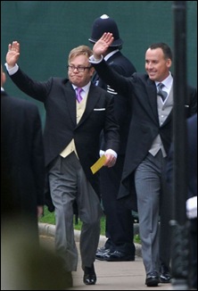 elton john e companheiro casamento wilian 1