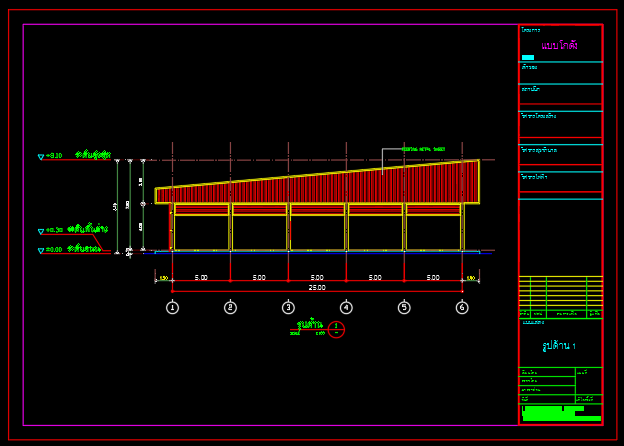 แบบโกดังขนาด กว้าง25เมตร ยาว25เมตร สูง4เมตร รับเขียนแบบก่อสร้าง แบบพิมพ์เขีย﻿ว แบบยื่นขออนุญาตก่อสร้าง ขายแบบก่อสร้าง