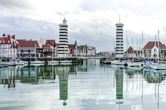 Ailleurs : Port de Deauville, double port de plaisance, association heureuse de l'héritage du XIXème siècle et d'un complexe des années 1970