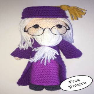 PATRON GRATIS DUMBLEDORE | HARRY POTTER AMIGURUMI 30198