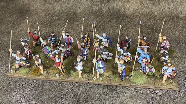 28mm Ligurian Miniatures from Old Glory with Little Big Men Studios transfers for Hail Caesar and Warhammer Ancient Battles