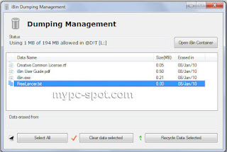 iBin Dumping Management Windows