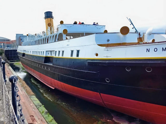 SS Nomadic in Belfast, tender boat of the Titanic