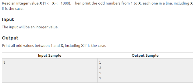 URI 1067 Odd Numbers Solution in C++