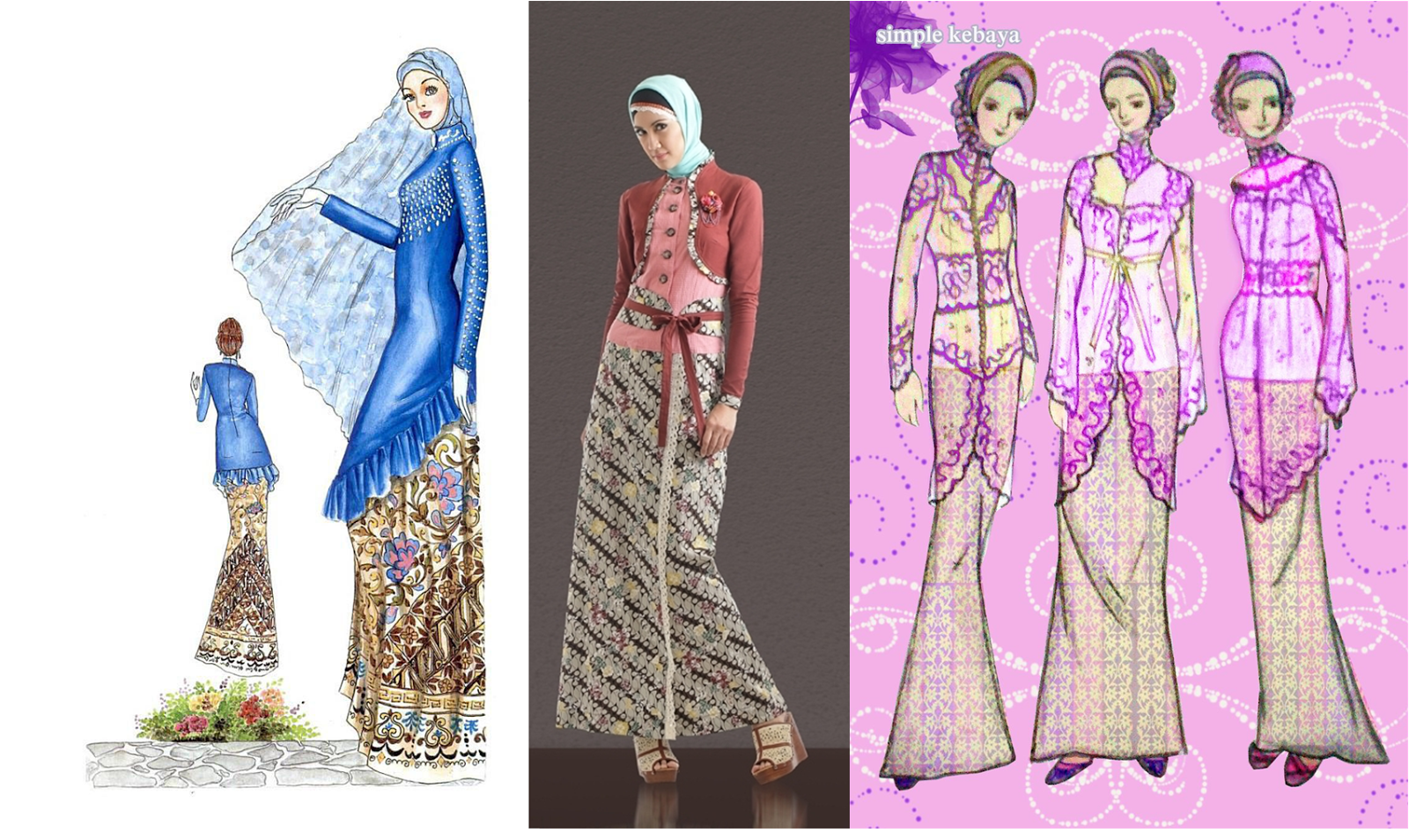  MODEL BAJU KEBAYA MUSLIM MODERN TERBARU freewaremini