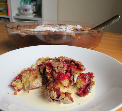 Lemon Raspberry Buckle