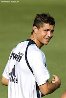 Cristiano Ronaldo's first training with Real Madrid Photos