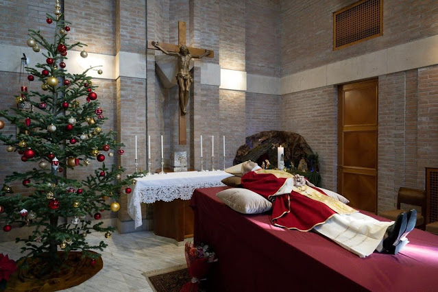 Pope Emeritus Benedict XVI’s remains rest at the 'Mater Ecclesiae' monastery in the Vatican.