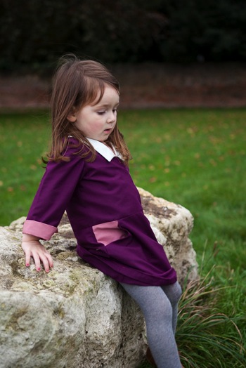 Cuffed and Color Blocked Sunday Picnic Dress at Our Family Four 27