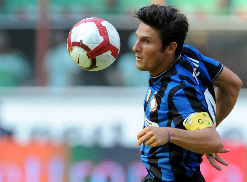 All Football Players: Javier Zanetti Italy Young Star