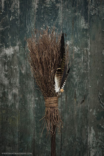 New Besom Broom handcrafted during the lockdown, Broomstick, Mandragoreae by Victoria Francés