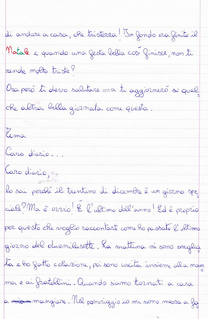 Cronaca Delle Vacanze Di Natale Compiti Caro Diario