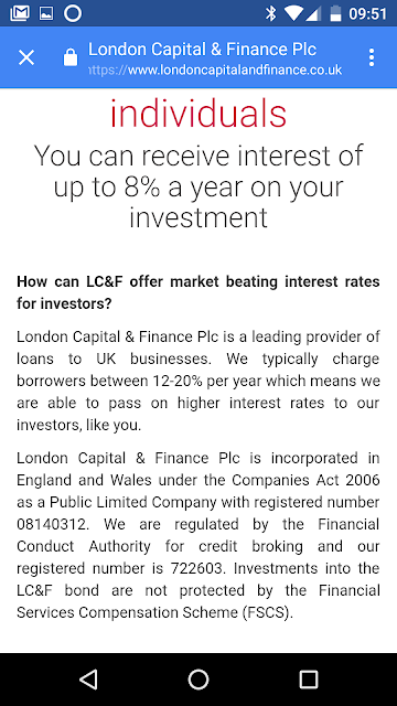 London Capital Finance - FCA investigation