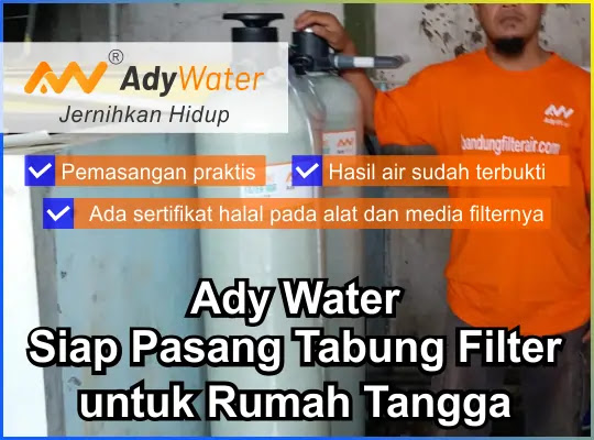 Pasang Filter Air Memanfaatkan Lahan Sempit