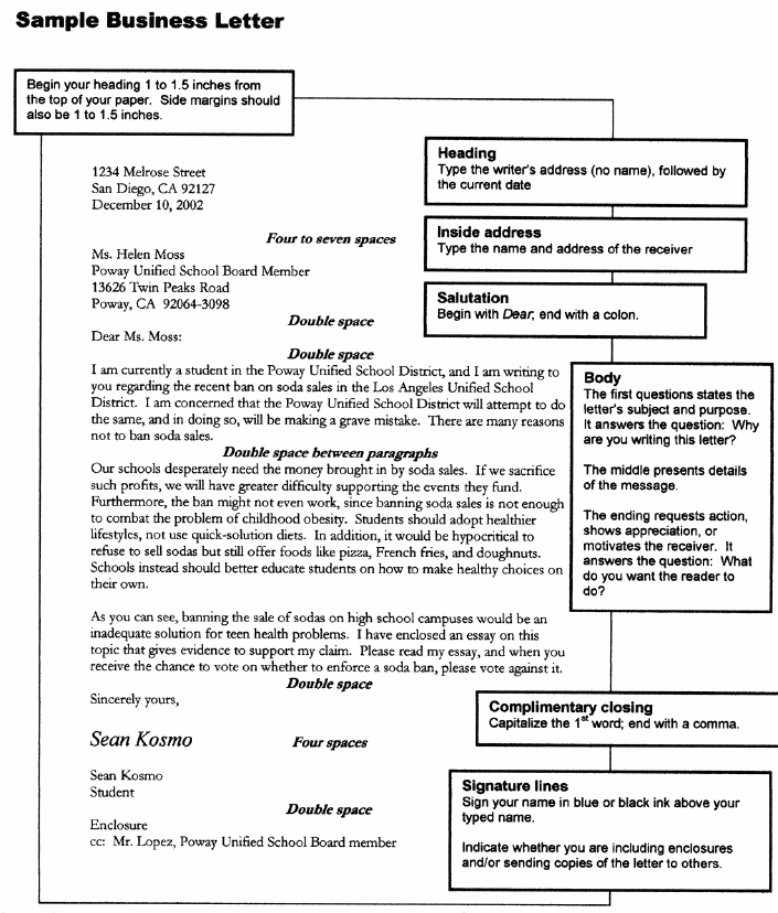 formal letter format examples. formal letter format examples.