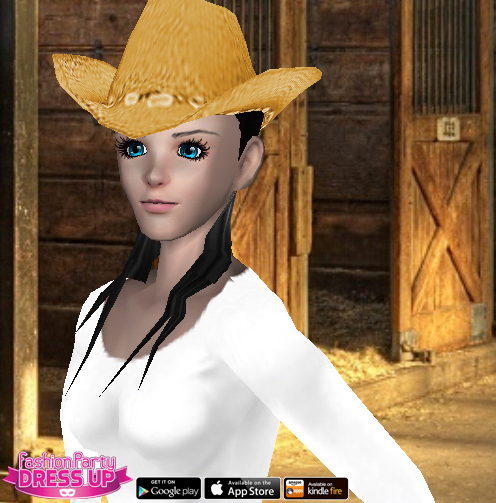 Fashion Party Dress Up Level 11 - Cowgirl - Anne - Snapshot