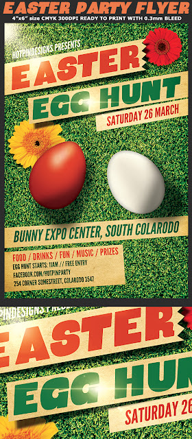  Easter Egg Hunt Flyer Template 2