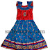 Blue Kids Pattu Pavada