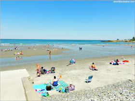 Marea Baja en la Playa Nantasket Beach, Hull 