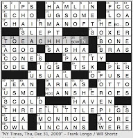 Frank Longo Crossword Puzzles on Rex Parker Does The Nyt Crossword Puzzle  1960s Sitcom Set At Camp