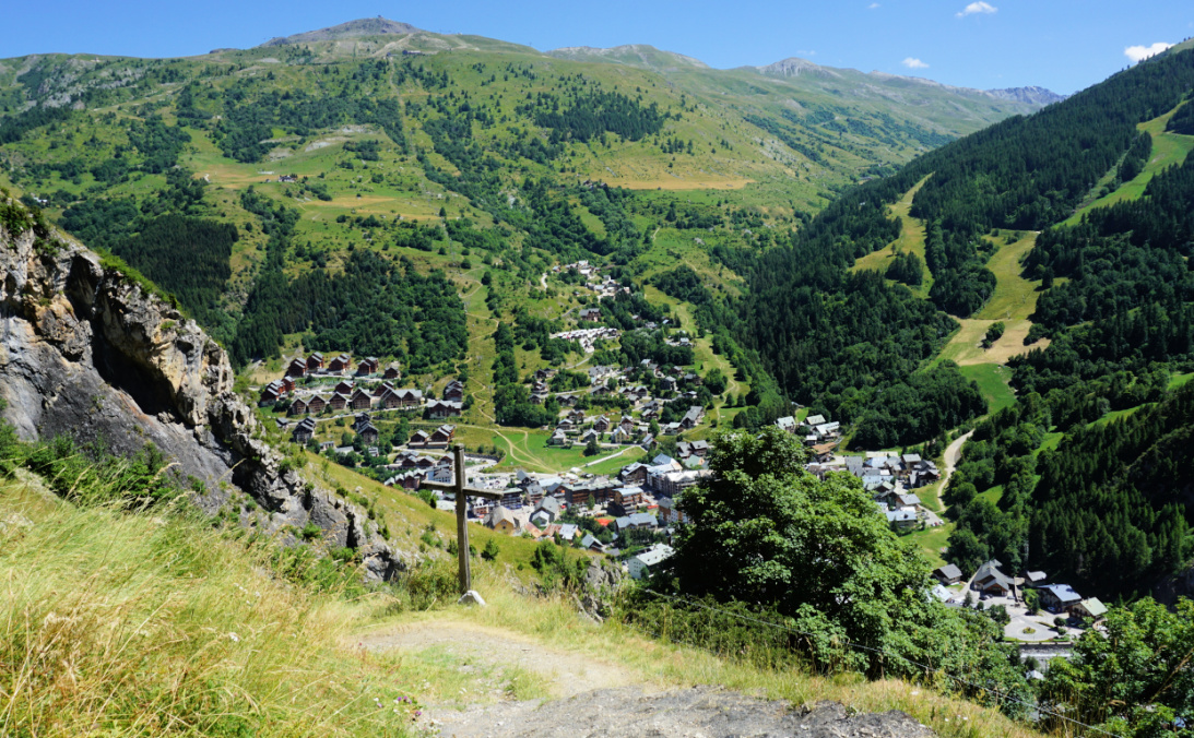 Return trail to la Borgé