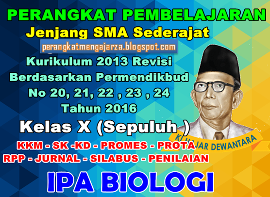 Perangkat Pembelajaran Biologi Kelas X