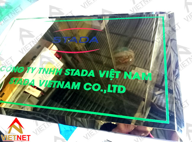 Bảng inox ăn mòn Công ty Stada Việt Nam