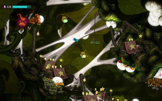 Screenshot of video game Beatbuddy: Tale of the Guardians, which is coming to the Wii U eShop