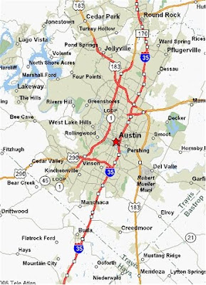 Austin map