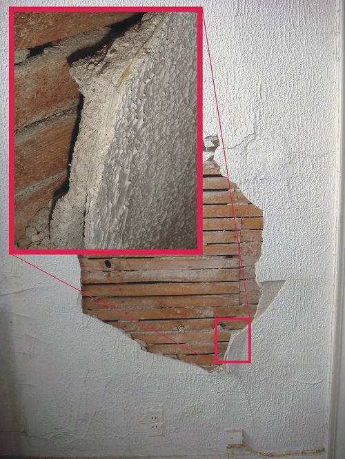 Image Asbestos in House Walls