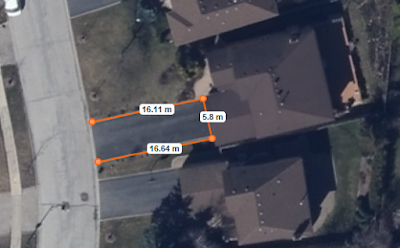 measuring and drawing a site with orthophotography