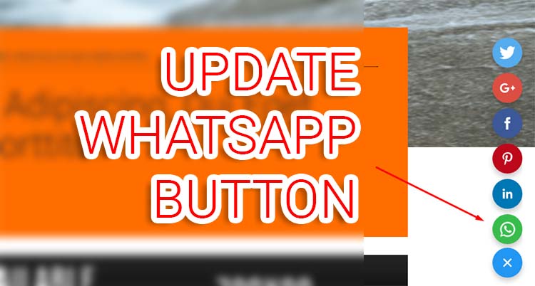 Update! Add WhatsApp Button On Amp-social-share Fixed Show Hide