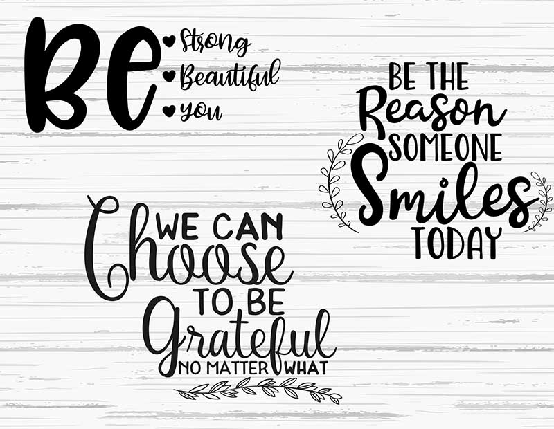 Download Free Inspirational Quote SVG Files for all your Cricut ...