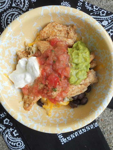 burrito bowls with cilantro lime rice (sweetandsavoryfood.com)