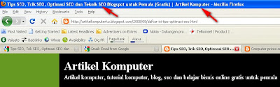 Mengubah Judul Blog di Belakang Judul posting Agar SEO Friendly