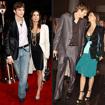 Ashton Kutcher Demi Moore Fashion Style