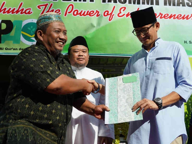 Sandiaga Uno Bertemu Pengurus dan Nasabah BMT Yaumi Mas di Pati