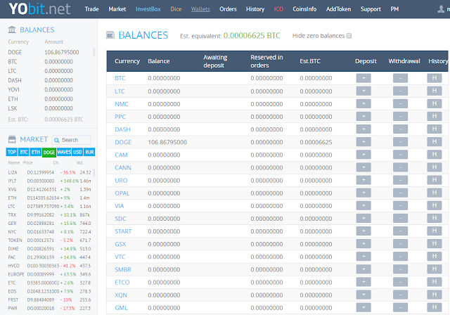 شرح منصة Yobit.net أفضل منصة لتداول العملات الرقمية ومحفظة أمنة لجمع العملات