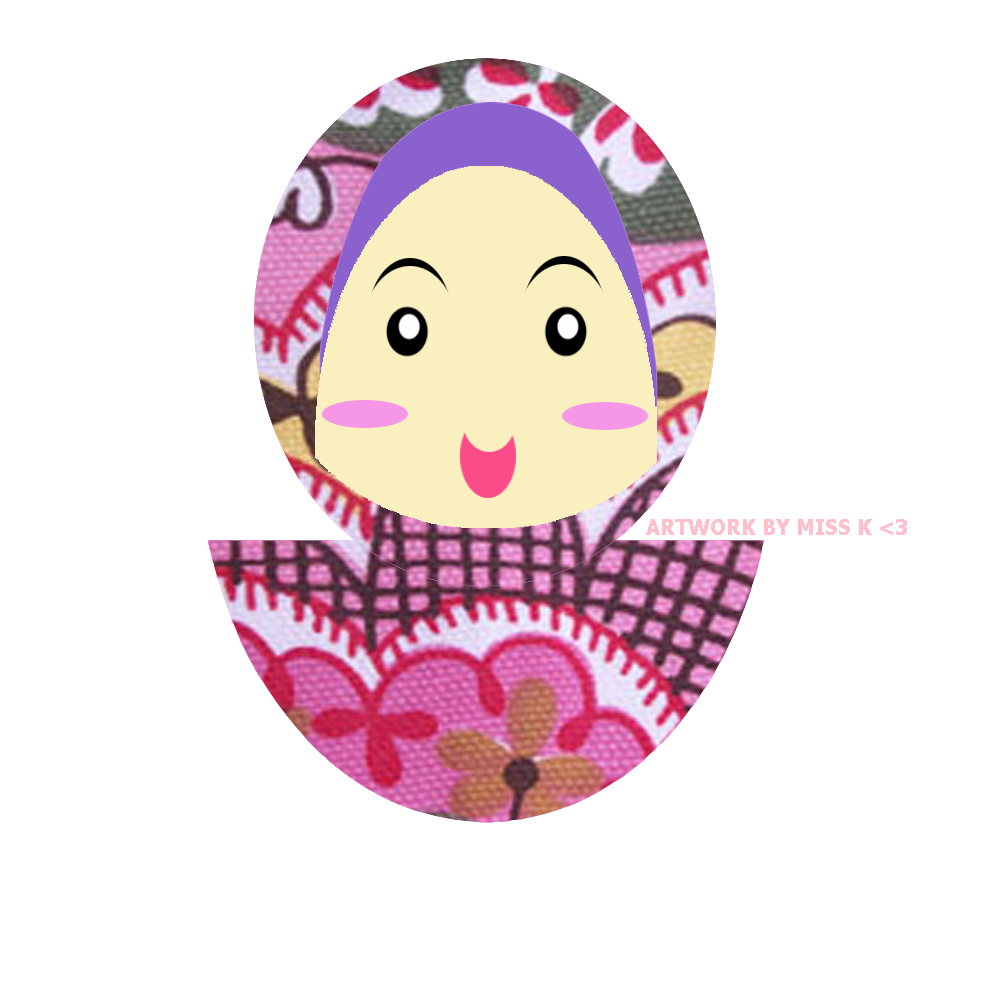  Gambar Kartun Muslimah Pink  Gambar  Kartun 