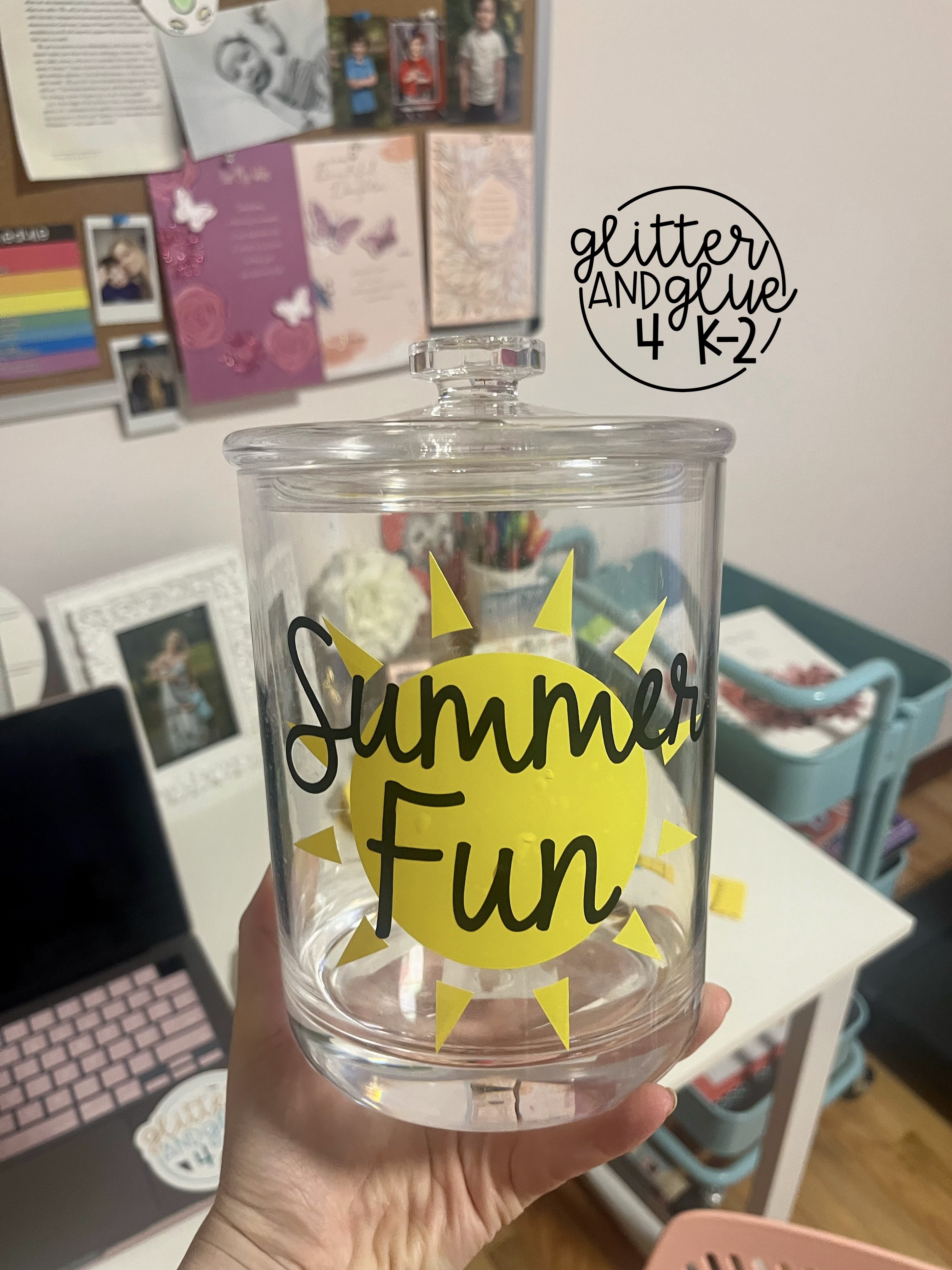 a bin to keep your summer activities in